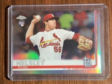 2019 Topps Chrome Update Ryan Helsley Rookie Refractor /250 RC Cardinals #25