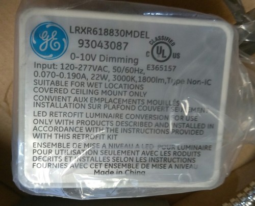 GE LIGHTING LED Downlight Retrofit Kit,3000K,1800 lm, LRXR618830MDEL - Picture 2 of 3