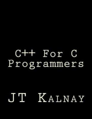 C++ For C Programmers