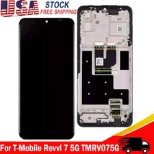 USA For T-Mobile Revvl 7 5G TMRV075G LCD Display Touch Screen Digitizer  Frame