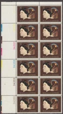 Scott # 1487 - US Plate Block Of 12 - Willa Cather - MNH - 1973
