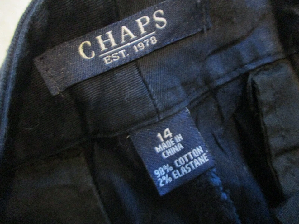 Pantalones cortos mujer chaps azul talla 14 Foto 4 de 4