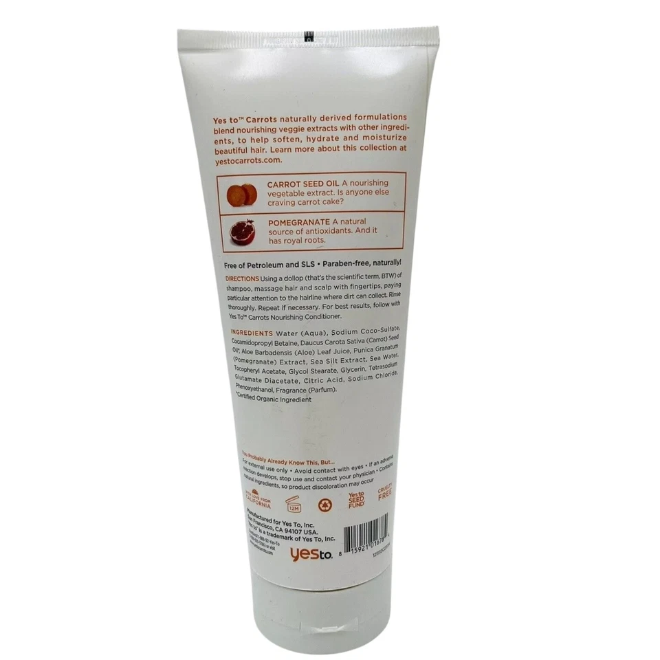 Yes to Carrots Nourishing Shampoo Normal to Dry Hair, 9.5 oz - Image 2 of 2