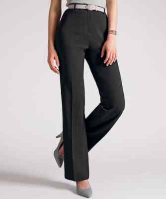 Damart Smart Tummy Slimmer Trousers Black RRP £35 UK 18 L31' LN019 HH 12