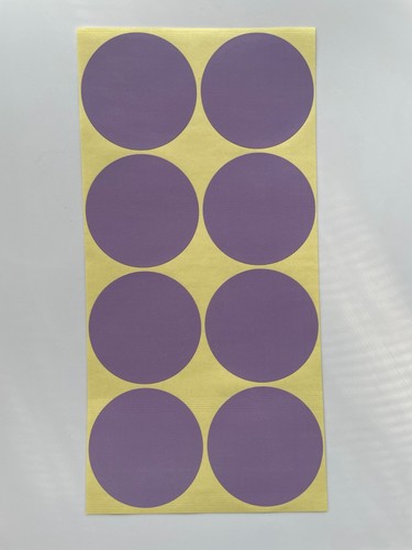 50mm 8 Dots Round Colour Sticker Dots Adhesive Labels Circular Spot Scrapbooking - Picture 25 of 41
