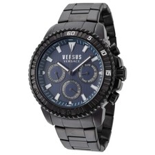 Versace Men's Versus Blue Dial Stainless Steel Watch - S30090017 ($340 MSRP)