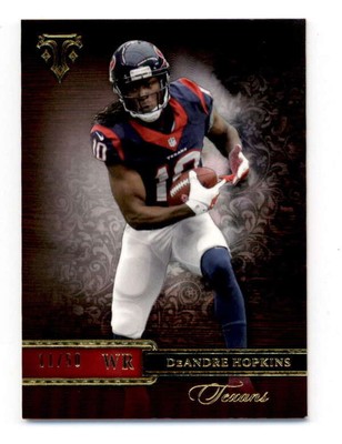 DEANDRE HOPKINS 2014 TOPPS TRIPLE THREADS #22 RUBY PARALLEL #11/50 BD8457