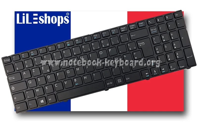 Clavier pour Medion Akoya P6640 E6232 MD99070 MD98358 MD99220 MD99222