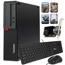 Lenovo Gaming Desktop SFF PC i5-8500 32GB Ram 1TB SSD Nvidia GTX 1050ti Win11