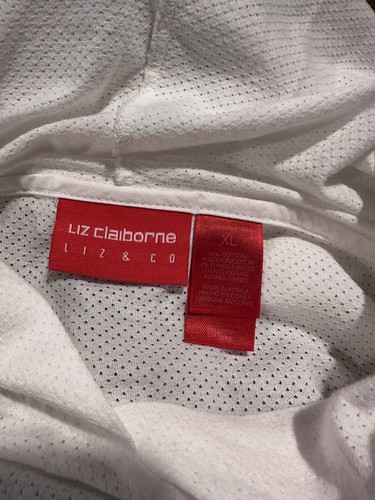 Liz Claiborne Langarm atmungsaktiver Taschen-Hoodie-Sweatshirt Damen XL - Bild 2 von 3