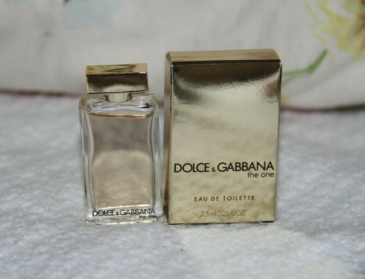 Dolce Gabbana THE ONE Eau de Toilette — Mini Splash EDT WOMEN's Perfume —  NEW