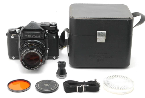 CLA'd [ALMOST MINT] Pentax 6x7 67 TTL Medium Camera w/Takumar 105mm f/2.4 Lens