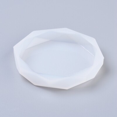 Silikonform ABVERKAUF | 74x11mm Mold Handwerk Resin Flachrund Abformen Gießen