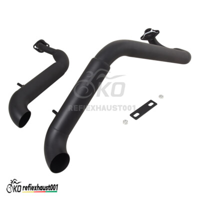 For Yamaha V Star 250 XV250 XV125 Virago Whole Exhaust System Black Muffler Pipe
