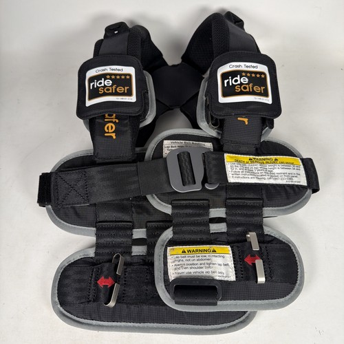 RideSafer Delight Travel Vest Gen 5 Black Small 30-60 lbs JD14101BLG