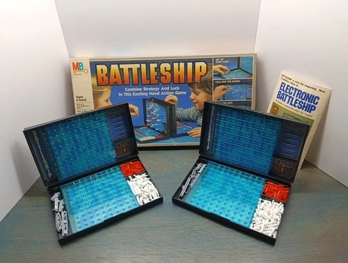 VTG 1984 BATTLESHIP Board Game; Milton Bradley, 100% Complete, Nostalgia, Retro