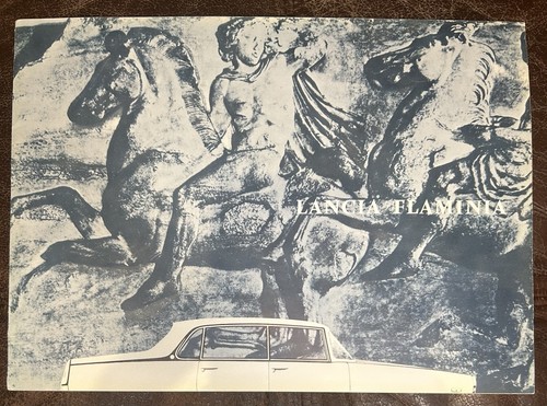 Vintage LANCIA FLAMINIA Brochure 1960s in English, Beverly Hills Hoffman Motors