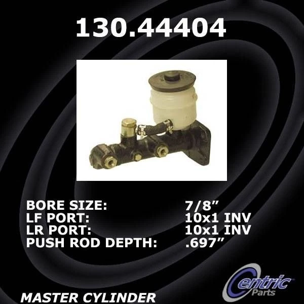 For Toyota Land Cruiser 81-89 Centric 130.44404 Premium Brake Master Cylinder Foto 2 de 2