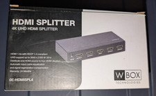 W Box Technologies 4K UHD HDMI Splitter 1x4 OE-HDMISPL2