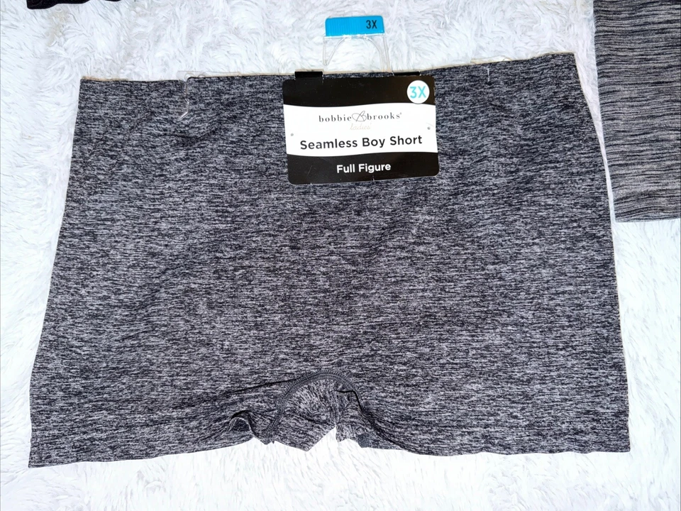 LOTE 5 pares de bragas cortas Bobbie Brooks de microfibra sin costuras para niño - talla grande 3X nuevas con etiquetas Foto 4 de 4