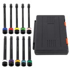 1/2" Drive Torque Limiting Extension Bar Set 10pcs Lug Nut Torque Stick Set
