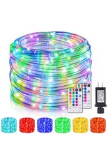 99Ft LED Rope Lights Outdoor, 18 Colors Changing Fairy String Light Plug in with