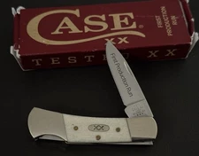 🔥 2924 Case XX 61225L Natural Bone Smooth Lockback Pocket Knife Pilot Test Run