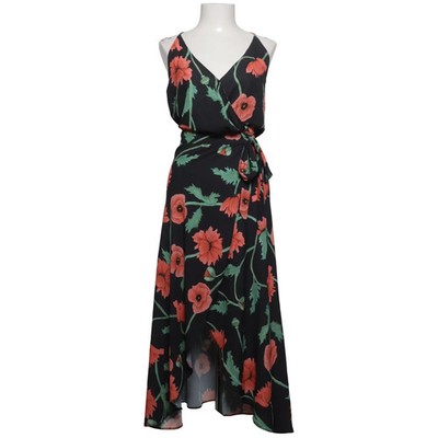 Sheike, Wickelkleid, Größe: 36, Schwarz/Mehrfarbig, Polyester, Blumen #qG1