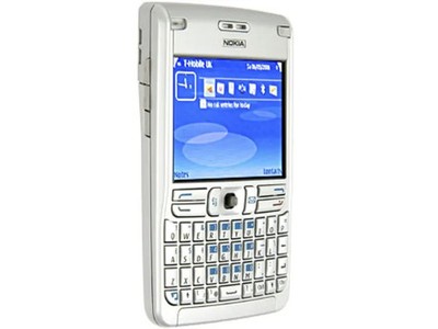 Nokia  E61 - Silber T-Mobile Branding (Ohne Simlock) Handy Top Zustand mit OVP