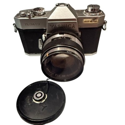Yashica TL-Super 35mm Film SLR Camera w/ Yashinon-DX 50mm f/1.4 Lens   Vintage