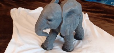 Deko-Elefant aus Polyresin/Kunstharz, absolut neuwertig, nichts abgebrochen