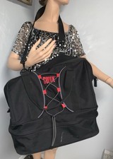 A6 SWIX SKI GEAR BOOT BAG CARRYING STORAGE ORGANIZER BLACK RED SHOULDER STRAP