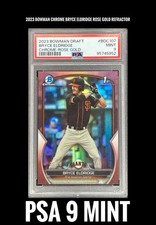 2023 Bowman Chrome Rose TRUE Gold Refractor #1/10 Bryce Eldridge PSA 9 Rookie
