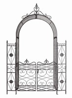 Rosenbogen Metall Torbogen Gartenbogen Rankhilfe Rankgitter Spalier Rosengestell