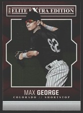 Max George #92 2014 Panini Elite Extra Edition Colorado Rockies
