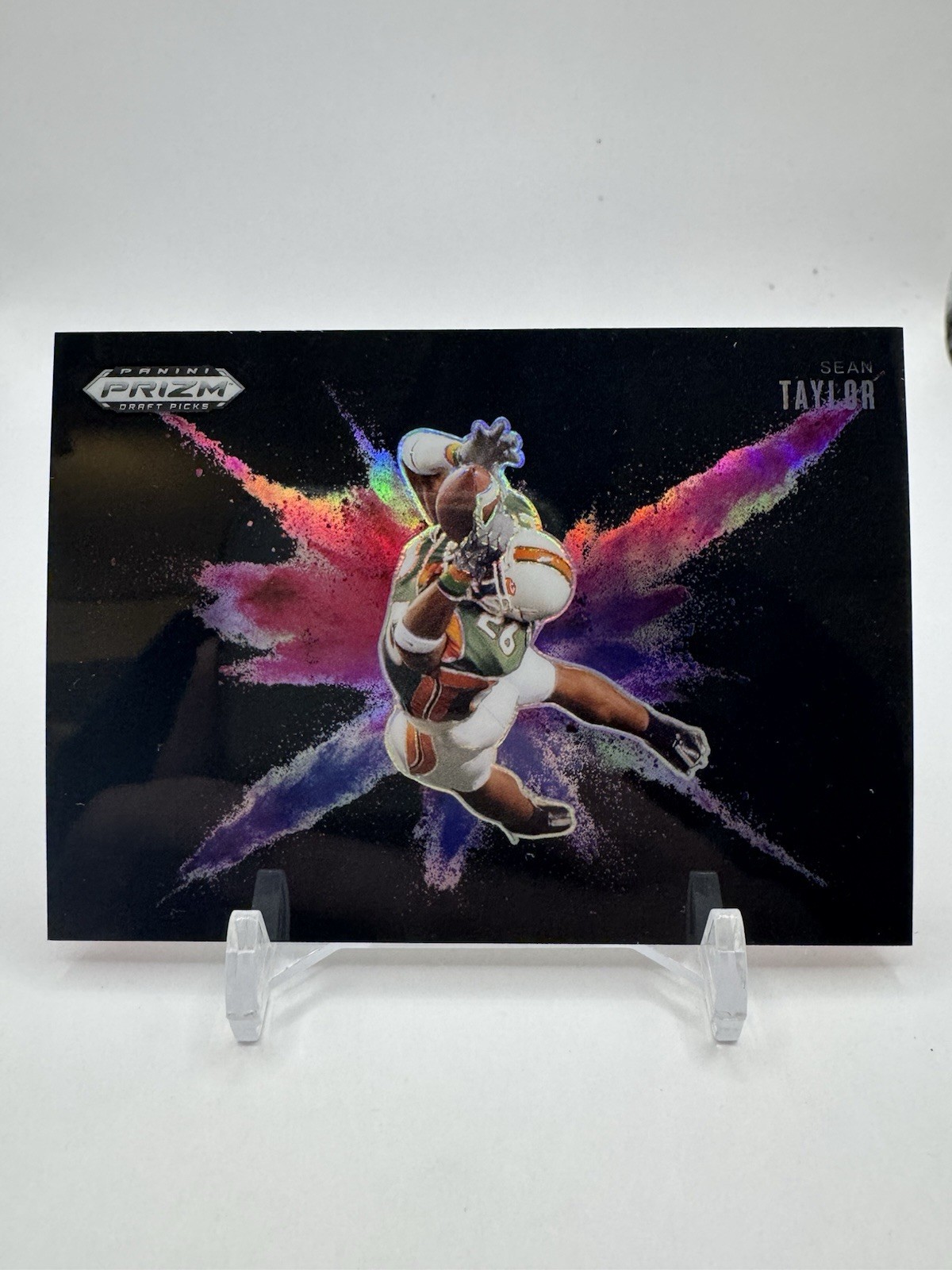 Sean Taylor 2025 Prizm Draft Picks Black Color Blast Case Hit