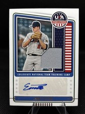 2023 Panini Stars & Stripes Emmett Olson Jersey Relic Autographs USA #CNTC-EO