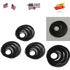 Black Cassette Tape Machine Belts 3 Pack Assorted High Quality Repair Kit 90Pcs