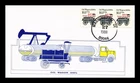 DR JIM STAMPS US COVER OIL WAGON TRANSPORTATION SERIES FDC PANDA CACHET