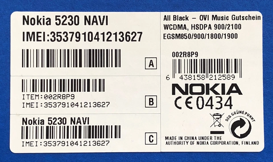 Nokia 5230 NAVI - Schwarz (Ohne Simlock), OVP, mit viel Zubehör, wie neu - Bild 4 von 4