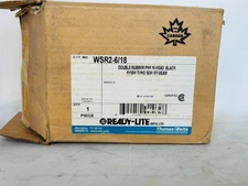 THOMAS & BETTS WSR2-6/18 EMERGENCY LIGHT DOUBLE PAR 36 HEAD BLACK OPEN BOX