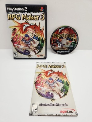 RPG Maker 3 Sony PlayStation 2 PS2 Complete CIB Tested 