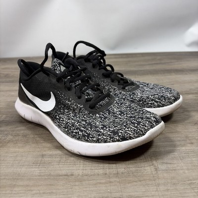 Nike Womens Flex Contact Black Running Shoes Sneakers Size 8 39 Run 908995-002