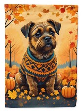 Carolines Treasures Border Terrier Fall Garde...