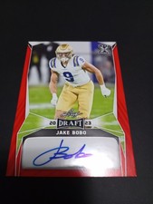 2023 Leaf Draft Jake Bobo UCLA Bruins Red Rookie Autograph #BA-JB1