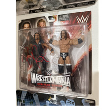 WWE WrestleMania SIGNED Roman Reigns & Triple H Action Figures 2-Pack
