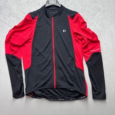 PEARL iZUMI Cycling Long Sleeve Jersey Black / Red  Size XL  Style # 11121609