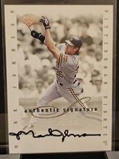 1996 Leaf Signature Series - Signatures Update Mark Johnson (AU)