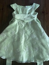 Girls Formal Party A-Line Floral Bow Dress 7