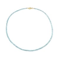 Cavill Ratanakiri Halskette 925 Silber Vergoldet 64,63Ct Blau Zirkon
